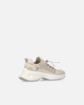 Sneakers in maglia con lacci e fermacorda - | Pinko