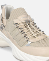 Sneakers en maille à lacets et stoppeurs - | Pinko