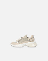 Sneakers in maglia con lacci e fermacorda - | Pinko