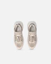 Sneakers en maille à lacets et stoppeurs - | Pinko