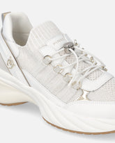 Sneakers en maille à lacets et stoppeurs - | Pinko