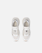 Sneakers en maille à lacets et stoppeurs - | Pinko