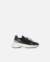 Sneakers in maglia con lacci e fermacorda - | Pinko