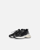 Knitted sneakers with laces and cord lock - | Pinko