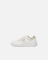 Sneakers in pelle con logo Love Birds - | Pinko