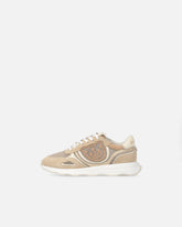 Sneakers in mesh e suede con logo Love Birds - | Pinko