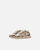 Sneakers mit Logo Love Birds und Animal-Print - | Pinko