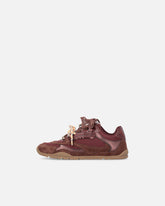 Sneakers con lacci doppi e applicazioni - | Pinko