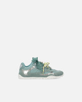 Sneakers con lacci doppi e applicazioni - | Pinko