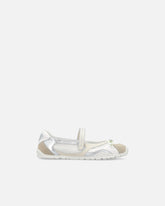 Sporty ballet flats with inserts and PINKO lettering - | Pinko
