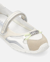 Sporty ballet flats with inserts and PINKO lettering - | Pinko