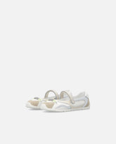Sporty ballet flats with inserts and PINKO lettering - | Pinko