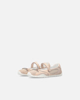 Sporty ballet flats with inserts and PINKO lettering - | Pinko