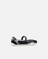 Sporty ballet flats with inserts and PINKO lettering - | Pinko