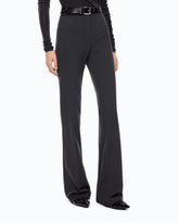 Flared ponte-knit trousers -  | Pinko