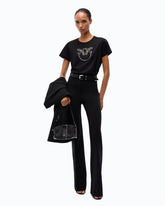 Pantalon flare en maille punto stoffa -  | Pinko