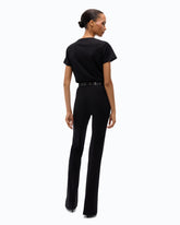 Pantalon flare en maille punto stoffa -  | Pinko