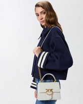 Borsa mini a mano Love Bag Top Handle in pelle -  | Pinko