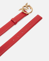 Cintura Love Birds in pelle 3cm -  | Pinko