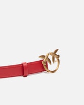 Cintura Love Birds in pelle 3cm -  | Pinko