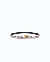 Cinturón de 2 cm con estampado de pitón y hebilla Love Birds -  | Pinko