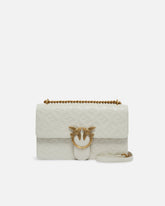Borsa Love Bag a tracolla in pelle con logo -  | Pinko