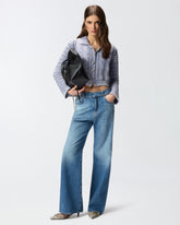 Jeans wide leg con scoloriture -  | Pinko