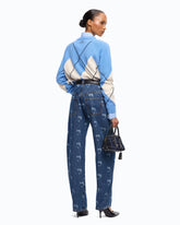 Vaqueros con logotipo integral Love Birds -  | Pinko