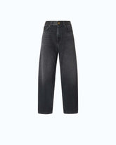 Jeans balloon fit con inserti effetto pelle -  | Pinko