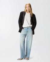 Loose-fit jeans with slits -  | Pinko