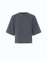 Faded-effect T-shirt with Love Birds logo -  | Pinko