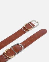 Cintura in pelle shiny con passanti metallici 4 cm -  | Pinko