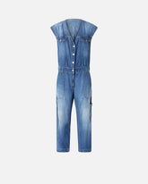 Sleeveless denim jumpsuit -  | Pinko