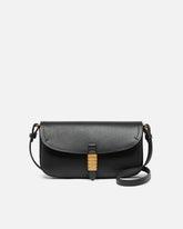 Borsa a spalla media Saddle Flat in pelle -  | Pinko