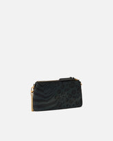 Borsa a tracolla piccola Double Bag Mini in nylon con stampa animalier -  | Pinko