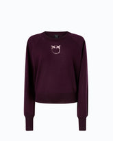 Pullover mit Logo Love Birds -  | Pinko