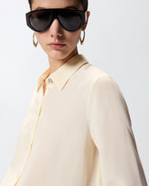 Sand-wash silk shirt -  | Pinko