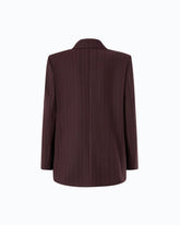 Double-breasted check jacket -  | Pinko