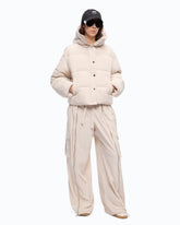 Down jacket in water-repellent technical canvas -  | Pinko