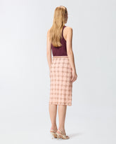 Gonna longuette in tulle con cristalli -  | Pinko
