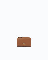 Mini wallet in leather with Love Birds -  | Pinko