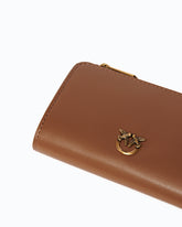 Mini wallet in leather with Love Birds -  | Pinko