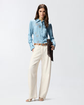 Camicia fluida con stampa gioiello piazzata -  | Pinko