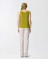Top a canotta con righe gioiello -  | Pinko