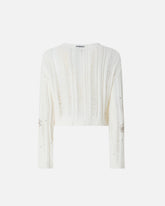 Maglione traforato con dettagli gioiello -  | Pinko