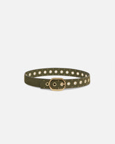 Cintura in pelle con occhielli 4 cm -  | Pinko