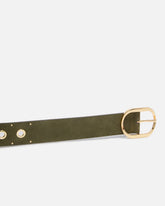 Cintura in pelle con occhielli 4 cm -  | Pinko