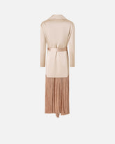 Trench in satin con frange -  | Pinko