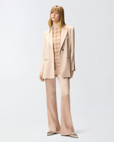 Top smanicato in tulle con cristalli -  | Pinko