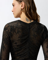 Maglia in pizzo floreale -  | Pinko